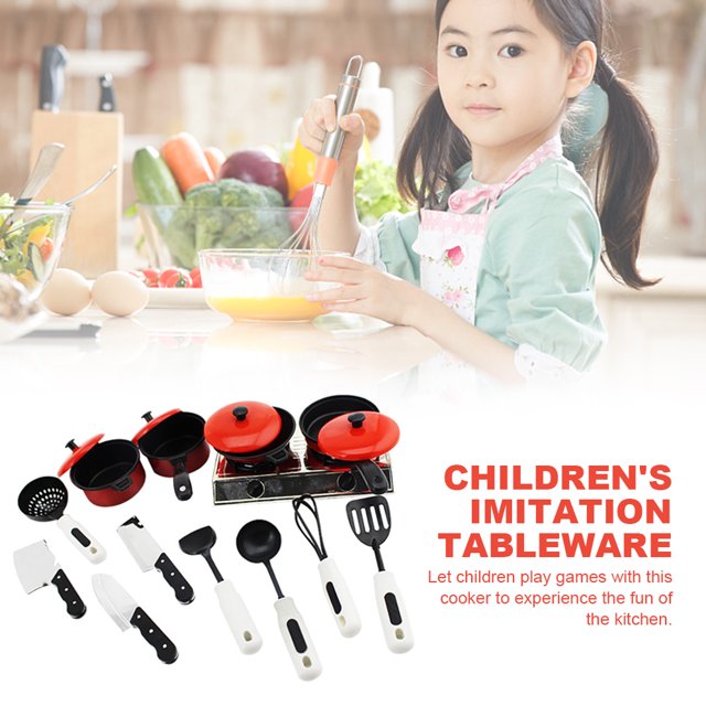 13 Uds. Juguetes de cocina coordinación ojo mano juguetes de vajilla divertidos para niños niñas