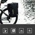 thumbnail image 2 of ruzhgo Waterproof Bike Bag 25L Bike Bag Cargo Rack Saddle Bag Shoulder Bag Black, 2 of 6