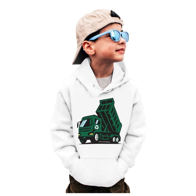 WEAIXIMIUNG Chandails Garçons Col Rond Camion Dinosaure Manches Longues Chandail Tops Tees