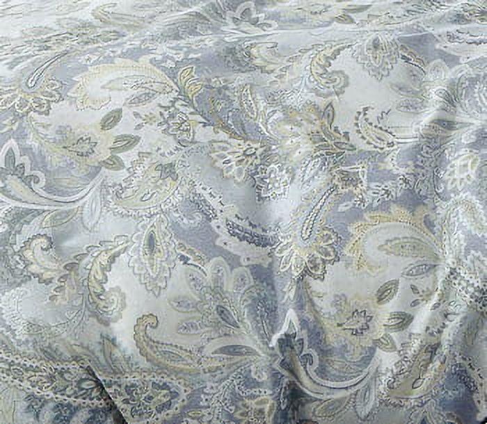 Swanson Beddings 3 Pcs 100% Cotton Duvet Cover and Two Shams Queen Grey (Comforter is NOT included)