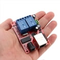 thumbnail image 2 of 3X LAN Ethernet 2-Way Relay Board Delay Switch TCP/UDP Controller Module WEB Server,3x LAN Ethernet 2-way Delay Time Switch Relay Board TCP/UDP Controller Module,red, 2 of 6