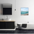thumbnail image 2 of Stupell Industries Seaside Town Beach Ripples Painting White Framed Art Print Wall Art, Design by Grace Popp, 2 of 7