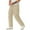 Beige, variant on Mlzmgr Sweatpants for Men Straight Leg Drawstirng Joggers with Pockets Running Gym Pants Solid Color
