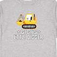 thumbnail image 4 of Inktastic Gigi Little Digger Construction Truck Boys Long Sleeve Toddler T-Shirt, 4 of 5