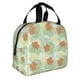 thumbnail image 2 of Easygdp Tropical Flowers Bolsa Térmica Premium - Tela Oxford Impermeable, Gran Capacidad, Bolsillo Frontal, Unisex para Trabajo, Escuela, Actividades al Aire Libre y Picnics, 2 of 8