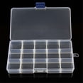thumbnail image 5 of 15 Grids Jewelry Nail Art Beads Tool Craft Adjustable Organizer Storage Box Case Bin Dropshipping, 5 of 10