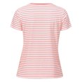 thumbnail image 2 of Regatta - Camiseta Odalis de Rayas para Mujer (Rosa Neón), 2 of 3