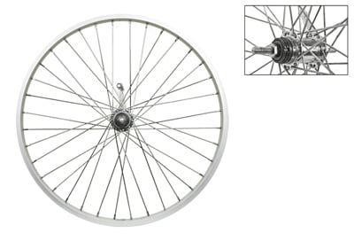 24" x 2.125 Steel Rear Wheel 12G Heavy Duty Spokes Coaster Brake Bicycle Cycling 