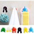thumbnail image 2 of 6 Pack Animal Tail Rubber Suction Cup Hooks, 2 of 7
