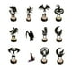 thumbnail image 2 of Bewildely Spooky candelabros de Halloween para Chilling Vibe patrón clásico acero inoxidable B Type3 NO3, 2 of 6