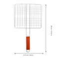 thumbnail image 3 of Yuanmiaoke Grill Gas Grill Organizer: Smoker Oven Grill Basket Handle Vegetable Grilling Accessories Outdoor Veggie Shrimp, 3 of 11