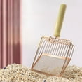 thumbnail image 1 of Lunxisen 2 Pcs Stainless Steel Cats Litter Scoopers Sturdy Metal With A Wide Sieving Surfaces For Efficient Filtration In Your Cats Litter Box., 1 of 6