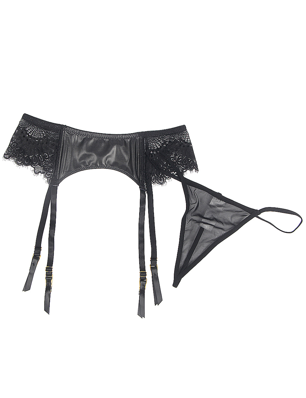 ohyeahlady Garter Belts for Thigh Highs Womens Sexy Lingerie Faux