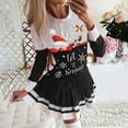 thumbnail image 1 of Ruimatai Robe Décontractée pour Femmes Imprimé de Noël Col Rond Jupe Plissée Manches Longues, 1 of 5