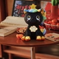 thumbnail image 4 of Red Wishing Horse Stuffed Ornament, Auspicious Hanging Decor for Car Home, Chinese Year Gift, Soft Plush(B-Black), 4 of 6