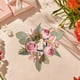 thumbnail image 4 of Simulated L-ily Candlestick Wreath V-alentine's Day Ambiance Decoration Living Room Decoration Dining Table Candlestick Decoration, 4 of 6