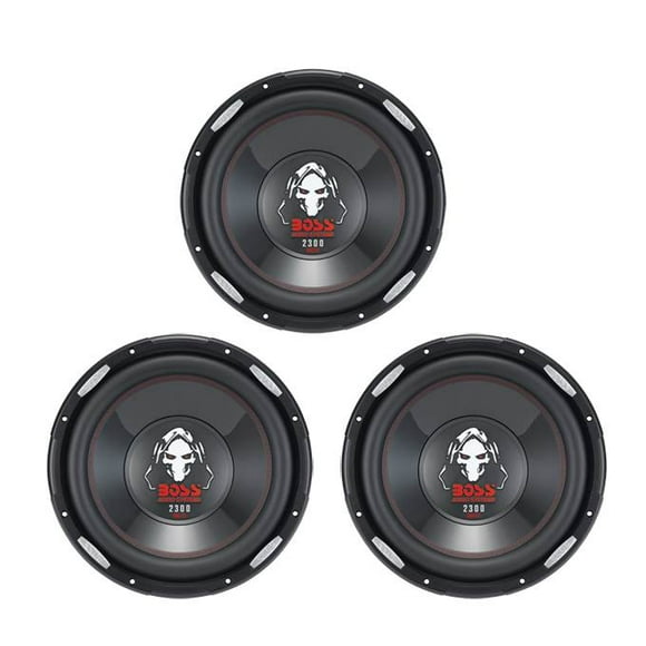 3) Nouveau BOSS P126DVC 12 Pouces 6900W DCV Audio pour Voiture Subwoofers de Puissance Subwoofers 4 Ohms