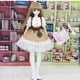 thumbnail image 3 of Adorable Clothes /4 Doll 45cm Girl Outfit Conjunto de vintage de encaje, 3 of 9