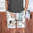 thumbnail image 7 of GZHJMY Dog Pajama Pants Short for Men, Lounge Pants Lightweight Men Pajama Bottoms with Drawstring Pockets, Christmas New Year Birthday Gifts, XX-Large, 7 of 7