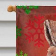 thumbnail image 3 of Carolines Treasures SC9748CHF Flocons de Neige Rouge Drapeau de Vacances Fox Terrier Maison Taille, 3 of 4