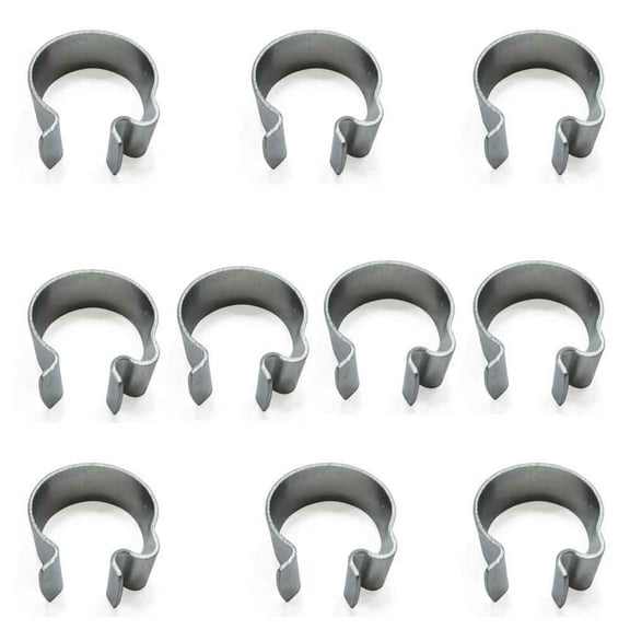 (10) 1" Throttle & Brake Cable Clamps - Vintage Mini Bike Go Kart Drift Trike