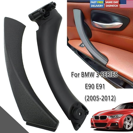 For BMW E90 328i Right Side Car Inner Outer Door Panel Handle Pull Trim Cover