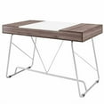 thumbnail image 3 of Modway Panel Writing Office Desk With Storage Drawers In Birch, 3 of 5