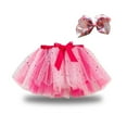 thumbnail image 3 of Zanarzt Toddler Princess Tutu Skirt Toddler Girl Tutu Skirt Colorful Floating Tulle Skirts Headband Birthday Tutu Outfit Princess Ballet Dress Pink,9-11 Years, 3 of 4