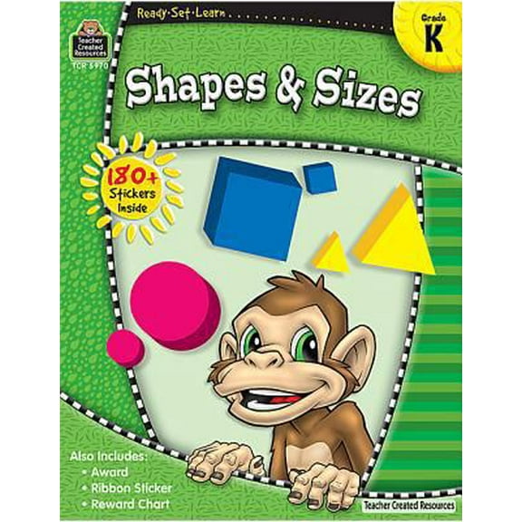 Pre-Owned Ready-Set-Learn: Shapes & Sizes Grd K (Paperback) 1420659707 9781420659702