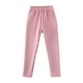 thumbnail image 6 of Zshosam Baby Girl Pants Girls Fleece Lined Leggings Thick Winter Warm Pants Thermal Tights for Kids Size 13T 14T,(Light Pink 13-14 Years), 6 of 7