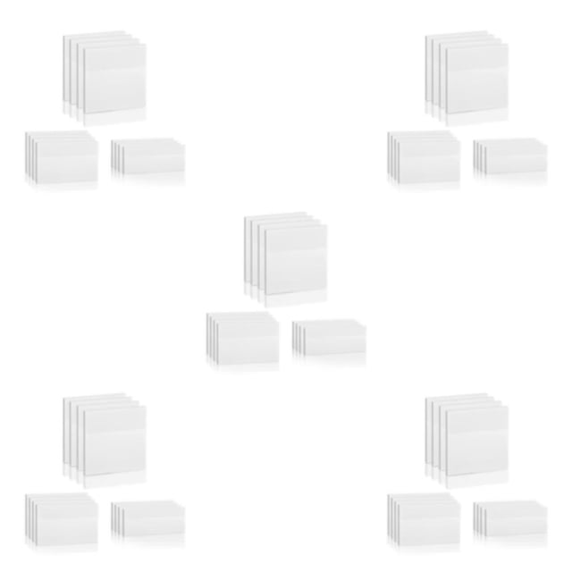 relayinert 12packs White Handy Note Taking With High Resolution Transparent Sticky Notes Versatile Post Notes 5Set