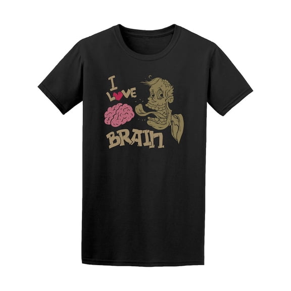 Zombie I Love Brain Graphic Tee - Image by Shutterstock