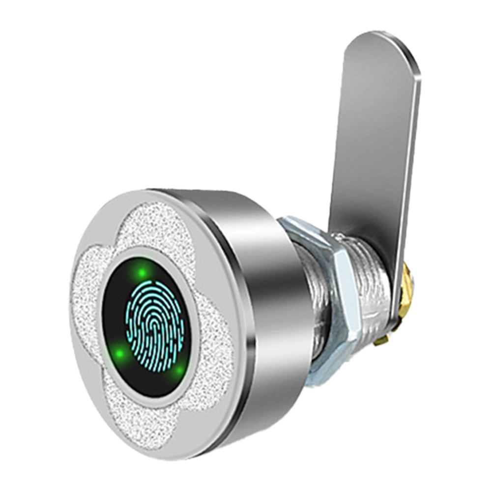 Whatever You Like-Smart Fingerprint Drawer Lock, Rechargeable Cabinet Lock with 360° Biometric Access, 20 Fingerprint Capacity, Aluminum Alloy, USB Charging, 180-Day Battery Life"}