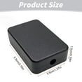 thumbnail image 3 of Electrical Junction Box, Outdoor Waterproof Box Junction Box with Reserved Holes,ABS Plastic Project Box Power Cord Enclosure for Electronics,2.16x1.37x0.59" inch Waterproof Junction Box,Black, 3 of 6