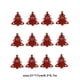 thumbnail image 5 of Bearachild 12 unidades/juego de vajilla de árbol de Navidad, soporte de almacenamiento, bolsa, cubiertos, fiesta, tenedor, cuchara, bolsillo, festival, Kits de decoración para fiestas Bearachild HA069004-00, 5 of 6
