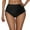 A-Black, variant on Womens Swimsuit Bottoms High Waisted Bikini Bottoms Tie Side Tummy Control Bathing Suit Bottom Solid Color Swimwear