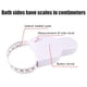 thumbnail image 3 of Bewildely Cinta métrica telescópica automática para medir el cuerpo en forma de Y con mango, calibrador de circunferencia de pecho multifunción de alta Tela de costura y artesanía 2 piezas/blanco Bewildely HA041382-03, 3 of 6