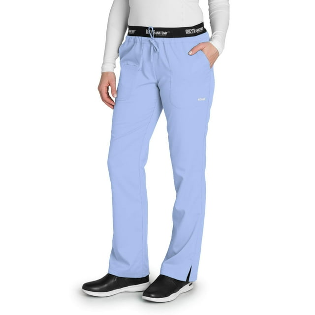 Grey's Anatomy Active 4275 Drawstring Scrub Pant Ciel Blue 3XL