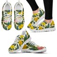 thumbnail image 1 of Zapatillas de deporte de diseño de plantas tropicales hawaianas para mujer, zapatos con estampado de hojas de palma de hibisco, zapatos casuales azules, zapatos, 1 of 6