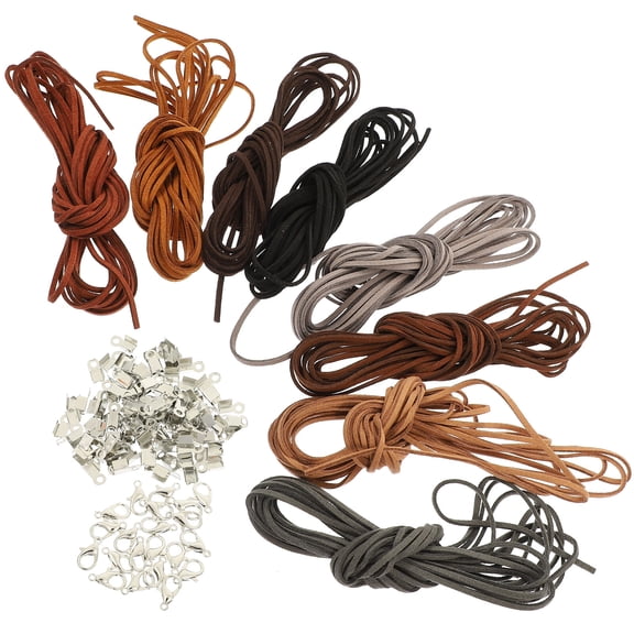 HAKIDZEL Cord For Jewellery Making Assorted Color 1 Set 500x0.3cm Suede