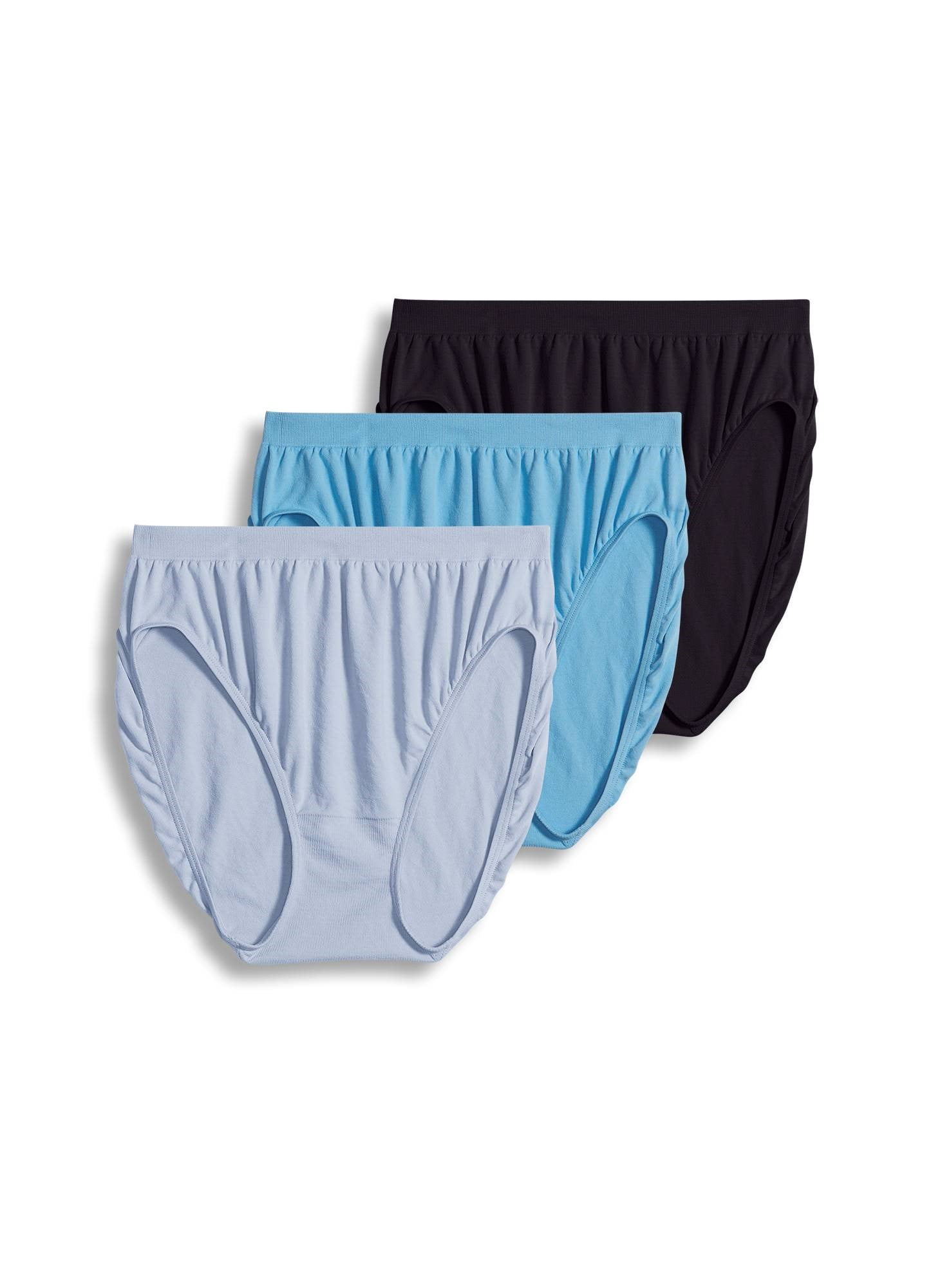 Jockey Womens Comfies Microfiber French Cut 3 Pack Underwear French
