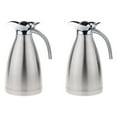 thumbnail image 1 of Abbracc 2Pcs 1 . 5L Stainless Vacuum Insulated Carafe / Coffee Carafe w /, 1 of 9
