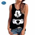 thumbnail image 1 of Disney-Chaleco con estampado de Mickey Mouse para mujer, top de gran tamaño, ropa sin mangas, moda de verano, nuevo estilo, 2024BXZ8DA0103, 1 of 3