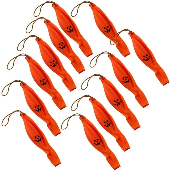 12 Halloween Jack o Lantern Pumpkin Punch Balloon Balls - Novelty Toy - Trick or Treat Party Favors
