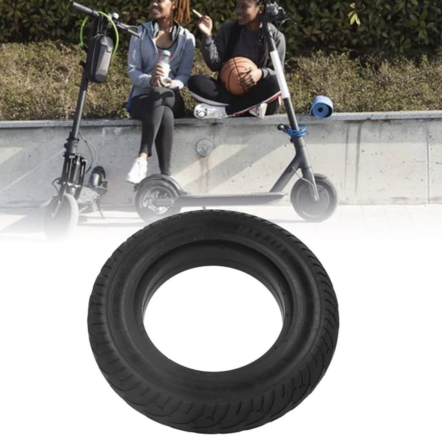 Neumático Para Scooter Eléctrico, 10 Pulgadas, Sin Inflado, Buena Amortiguación, Neumático Para Scooter Eléctrico, Antideslizante, Resistente A La Abrasión Para Montar