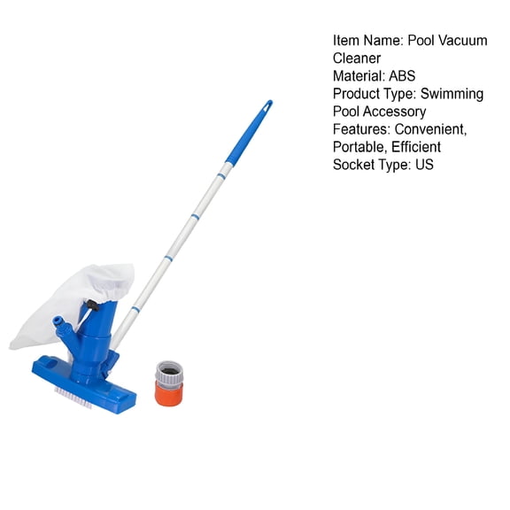 ACDANC Portable Pool Vacuum Cleaner Underwater Cleaner Handheld Jet Pool Vacuum for Above Ground Pool Attach to Garden Hose