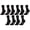 Black, variant on 5 Pairs Cross Grip Soccer Socks Anti Slip Christian Sports Sock with Bible Verse Jesus Athletic Cotton Sock