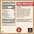 thumbnail image 6 of Kodiak Protein-Packed Maple Brown Sugar Crunchy Granola Bars, 1.59 oz, 6 Count Box, 6 of 14