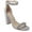 Silver, variant on Jewel Badgley Mischka Mayra Ankle Strap Evening Shoe
