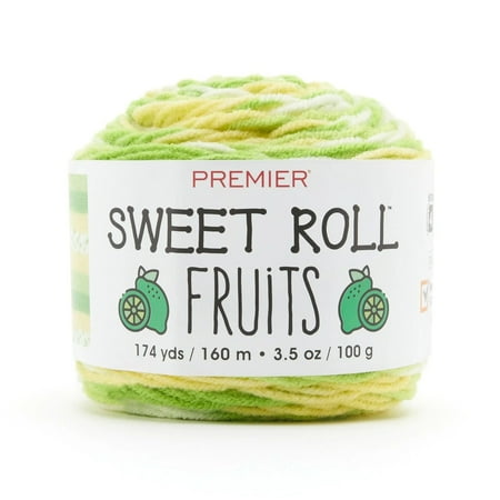 UPC: 0840166812709 | Premier Yarn Sweet Roll Fruits Yarn – Lime
